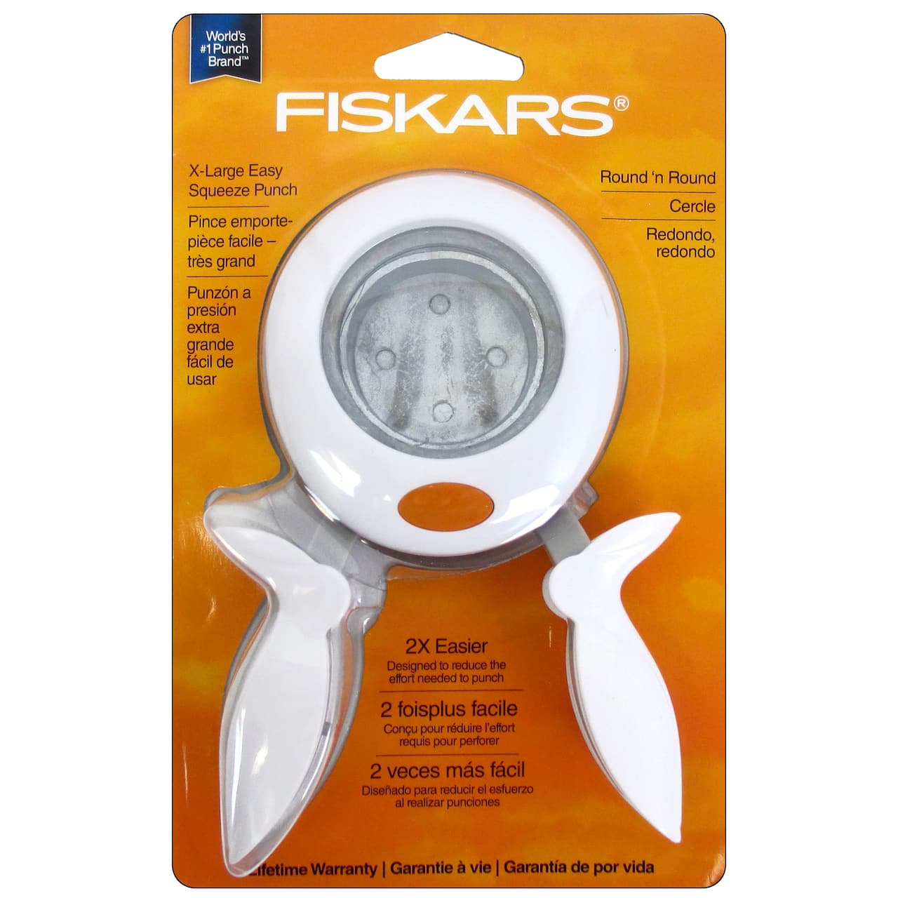 Fiskars&#xAE; Round &#x27;n Round Extra Large Punch Squeeze